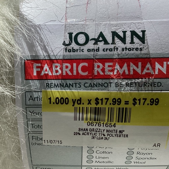 Faux Fur Fabric Bundle - Picture 3 of 6